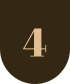 Shield-shaped icon with a dark background featuring the number '4' in cream color.